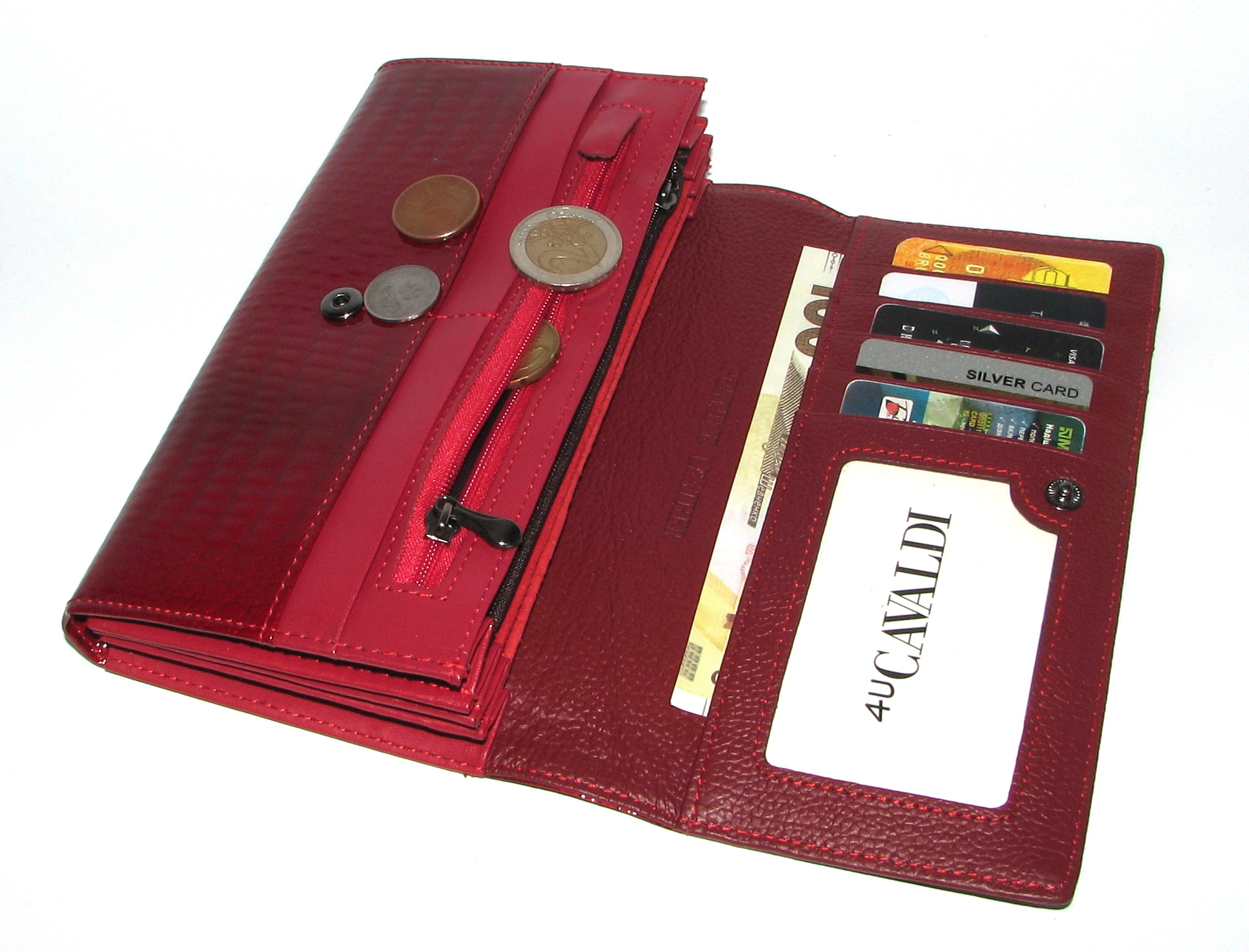 Кошелек женский Cavaldi H27-1-RS RED Кошелек женский Cavaldi H27-1-RS RED